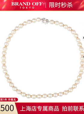 中古「95新」TASAKI塔思琦海水珍珠金环串珠项链92546cmBRANDOFF