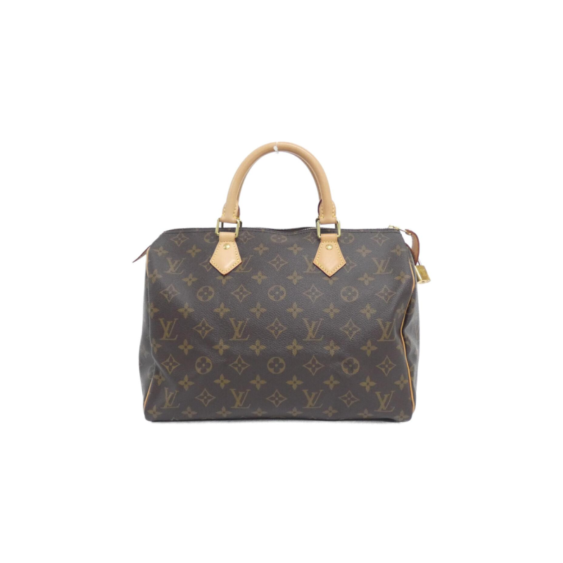 中古LV路易威登女包A级95新Speedy30波士顿老花手提包BRANDOFF