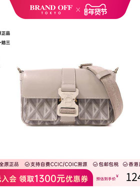 中古Dior迪奥男包B级9新Shoulder bag肩包涂层/防水帆布斜挎包HK
