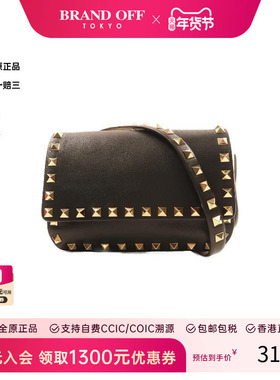 中古Valentino华伦天奴女包B级9新shoulder bag斜挎牛皮单肩包HK