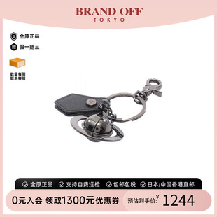 中古二奢VivienneWestwood薇薇安女99新keyring钥匙圈牛皮钥匙扣