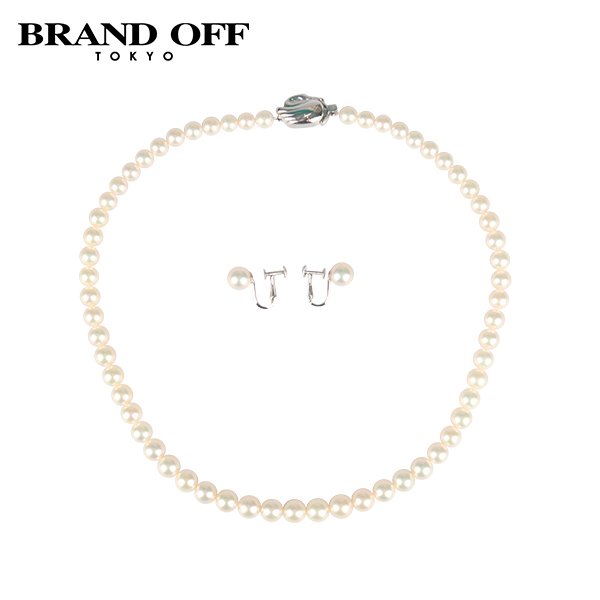 中古「95新」TASAKI(塔思琦)海水珍珠串珠套装925/K14WG40-41mm