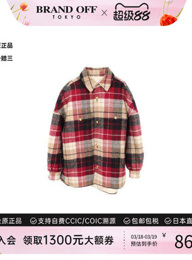 中古Celine赛琳女A级95新Jacket夹克外套羊毛外套浅褐色