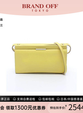 中古Hermes爱马仕女包A级95新Click H牛皮斜挎包黄色BRANDOFF时尚