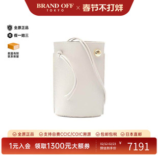 中古Loewe罗意威女包S级99新shoulder bag斜挎包牛皮单肩包灰色