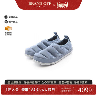 中古Dior迪奥男S级99新slip-ons无带(或无扣)便鞋牛皮鞋蓝色