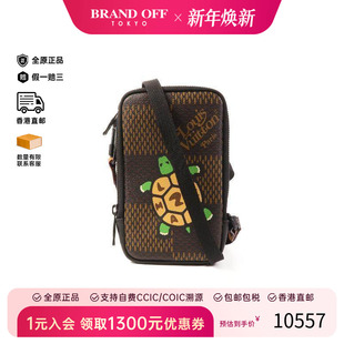 防水帆布斜挎包 中古LV路易威登男包95新Shoulder bag肩包涂层