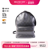 中古Dior迪奥女包A级95新Backpack背包涂层 防水帆布双肩包黑色