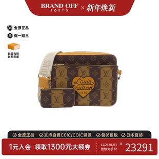 中古LV路易威登女包A级95新Messenger 2022SS老花斜挎包BRANDOFF