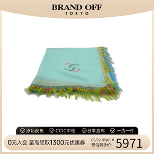 中古CHANEL香奈儿A级95新Scarf围巾_丝巾_披肩休闲时尚 BRANDOFF