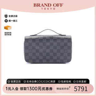 XL帆布长钱包黑色 中古LV路易威登男A级95新Zippy
