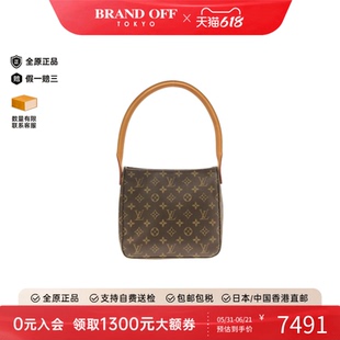 中古LV路易威登女包A级95新 Looping名媛包老花手提包BRANDOFF
