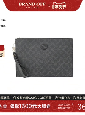 中古Gucci古驰女包A级95新INTERLOCKING G手拿包时尚正品BRANDOFF