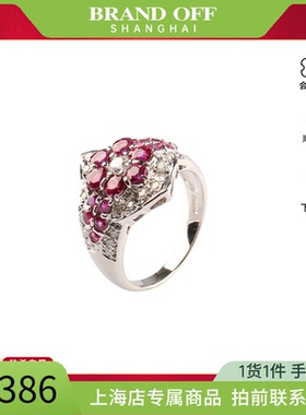 中古「95新」日本进口红宝石戒指