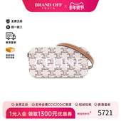中古Celine赛琳女包A级95新Shoulder bag肩包涂层 防水帆布斜挎包