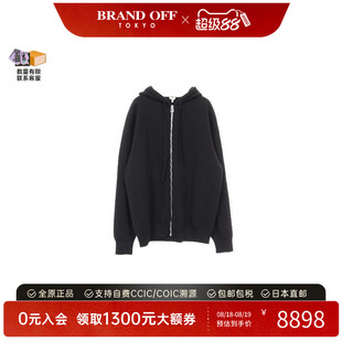 up拉链式 中古Loewe罗意威男A级95新zip 羊毛上衣黑色