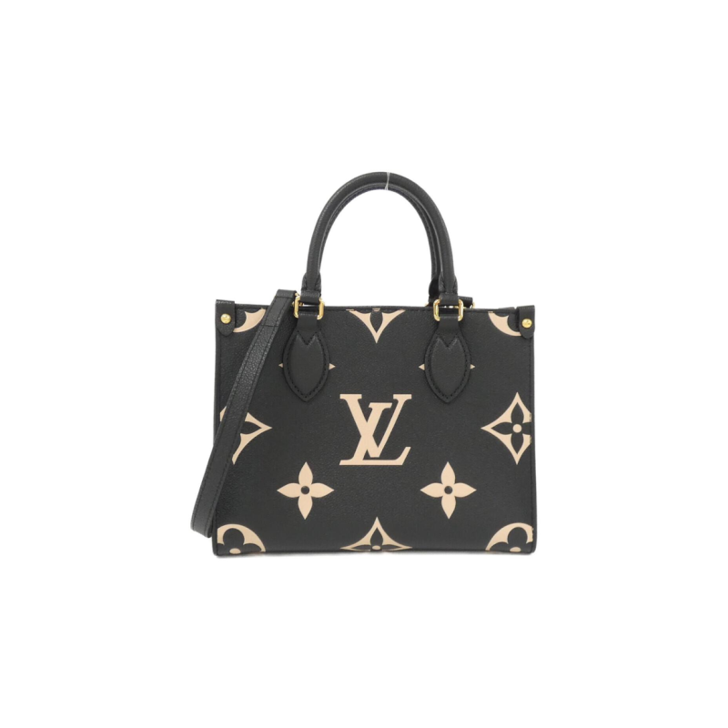 中古LV路易威登女包A级95新Empreinte On the Go牛皮老花单肩包