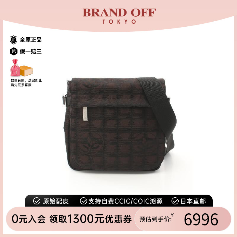 中古Chanel香奈儿斜挎包女帆布