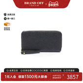 中古LV路易威登女B级9新Zippy Wallet牛皮长钱包蓝色正品 BRANDOFF