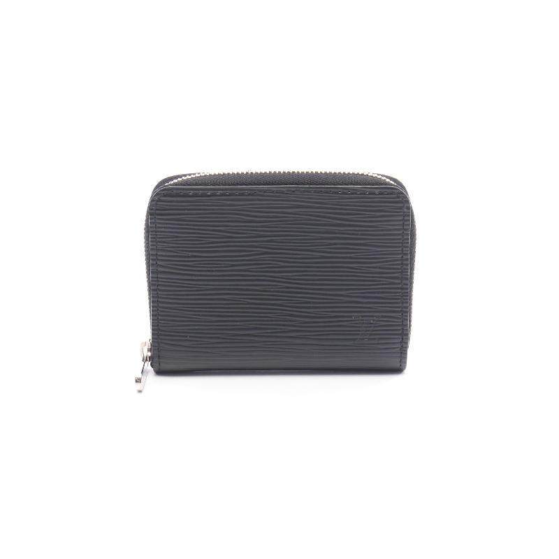 中古LV路易威登男A级95新coin case零钱包牛皮零钱包黑色