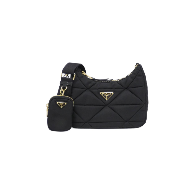 中古PRADA普拉达女包A级95新Prada 1BC151 Shoulder Bag斜挎包
