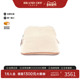 中古Hermes爱马仕女包S级99新bolide保龄球帆布化妆包浅褐色休闲