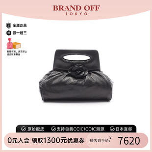 中古Chanel香奈兒女包B級9新handbag手提包羊皮手提包黑色高級感