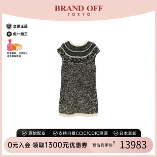 piece连衣裙羊毛上衣黑色BRANDOFF 中古Chanel香奈儿女A级95新one