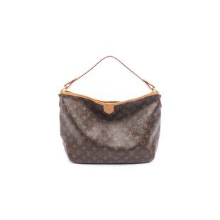 中古LV路易威登女包A级95新Delightful PM涂层/防水帆布单肩包