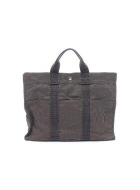 中古Hermes爱马仕男包A级95新Tote Bag托特包帆布托特包灰色