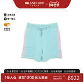 中古Chanel香奈儿女B级9新Pants裤 子羊毛裤 子蓝色