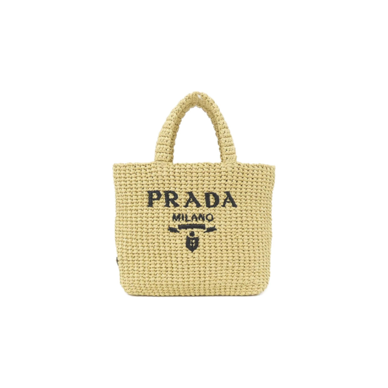 中古PRADA普拉达女包A级95新1BG422 Bag托特包编织手提包BRANDOFF