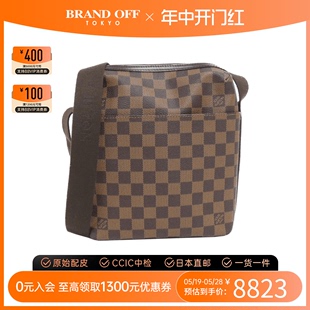 Bobur棋盘格斜挎包BRANDOFF 中古LV路易威登通用A级95新Trotter