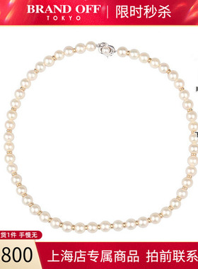 中古「95新」TASAKI塔思琦海水珍珠金环串珠项链92546cmBRANDOFF