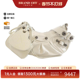 中古巴黎世家女包A级95新Le Cagole机车包斜挎包正品时尚BRANDOFF