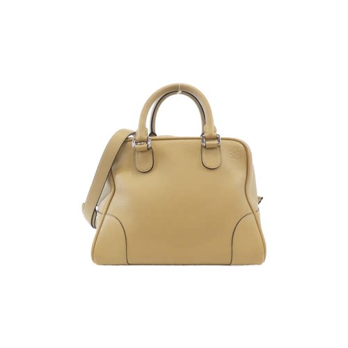 中古LOEWE罗意威牛皮单肩女包