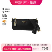 中古Prada普拉达男包A级95新Shoulder bag肩包尼龙斜挎包黑色