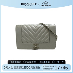 中古CHANEL香奈儿女包A级95新chain wallet斜挎包时尚 BRANDOFF