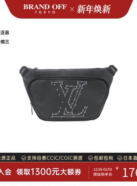 中古LV路易威登通用A级95新LV Stitch Sling Bag字母腰包BRANDOFF