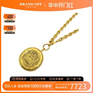 中古CHANEL香奈儿A级95新medal BRANDOFF necklace项链休闲时尚