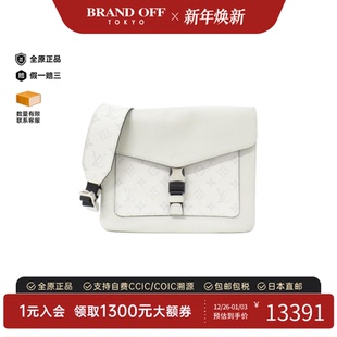 BRANDOFF Flap斜挎包时尚 中古LV路易威登女包A级95新Taiga Llama