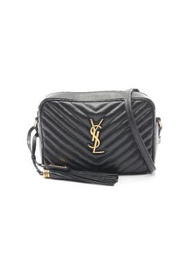 中古YSL圣罗兰女包A级95新camera bag相机包牛皮斜挎包黑色