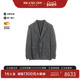 中古Hermes爱马仕男A级95新tailored jacket修身 夹克羊毛外套灰色