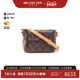中古LV路易威登女包B级9新Viva CitePM豆腐包涂层 防水帆布斜挎包