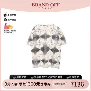 sew针织布棉上衣白色高级BRANDOFF 中古LV路易威登男A级95新cut