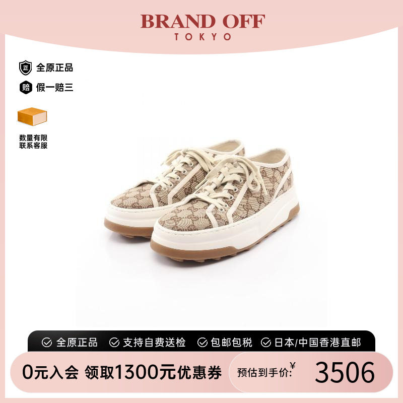 中古Gucci古驰鞋メンズ帆布