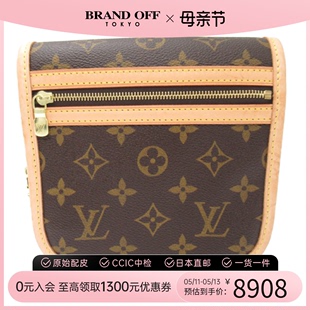 bosfall老花腰包胸包 中古LV路易威登女包A级95新bum bag