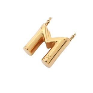 中古LV路易威登女A级95新necklace项链镀金金属项链金色