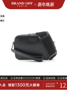 中古Gucci古驰男包S级99新Shoulder bag肩包牛皮斜挎包黑色