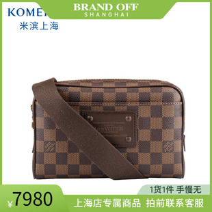 VUITTON BAG 路易威登 BUM DAMIER BROOKLYN SH「9.0新」LOUIS